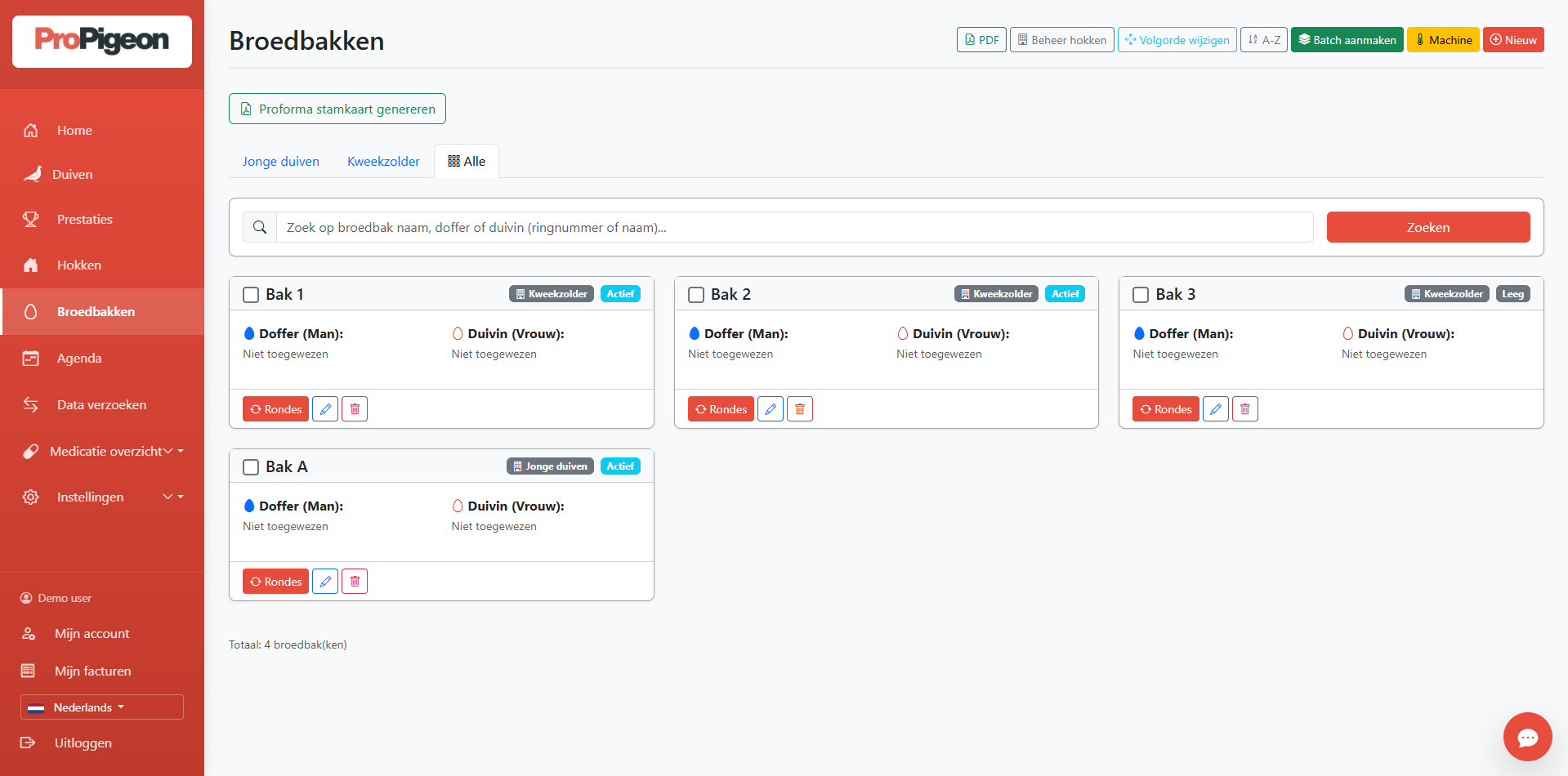Screenshot broedmanagement
